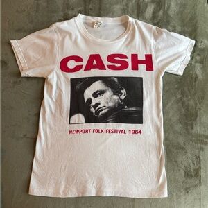 Vintage Johnny Cash Baby Tee | Size Small